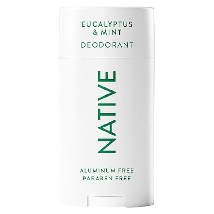 Native Aluminum Free Deodorant, Eucalyptus & Mint, 72 Hour Odor Control, for Women & Men, Contains Naturally Derived Ingredients, 2.65 oz - Image 1